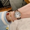 The 2023 new dinimi women's watch is a stylish, simple and elegant steel band quartz retro Roman scale pair watch details Picture